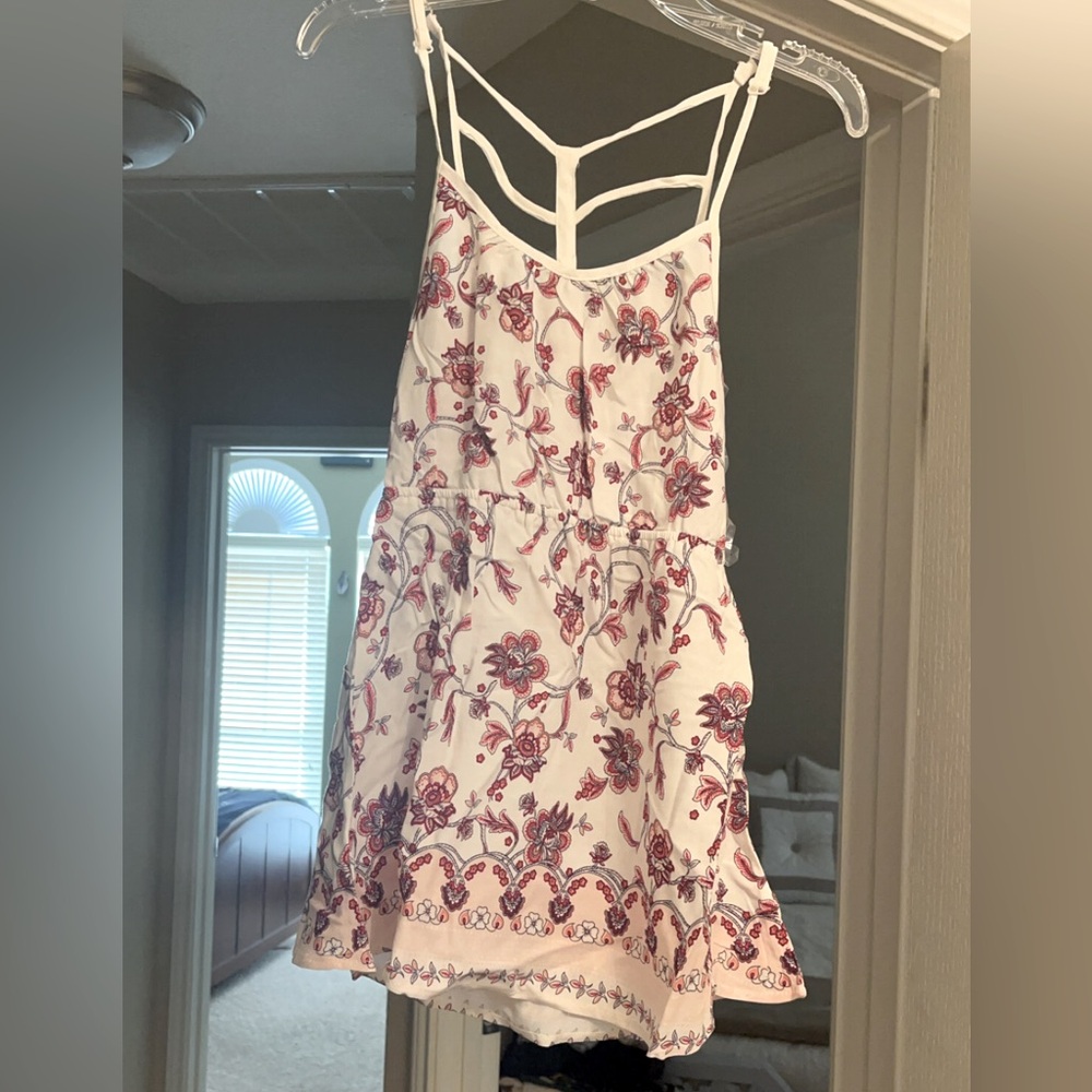 White kids floral summer dress -Urban kids- xs